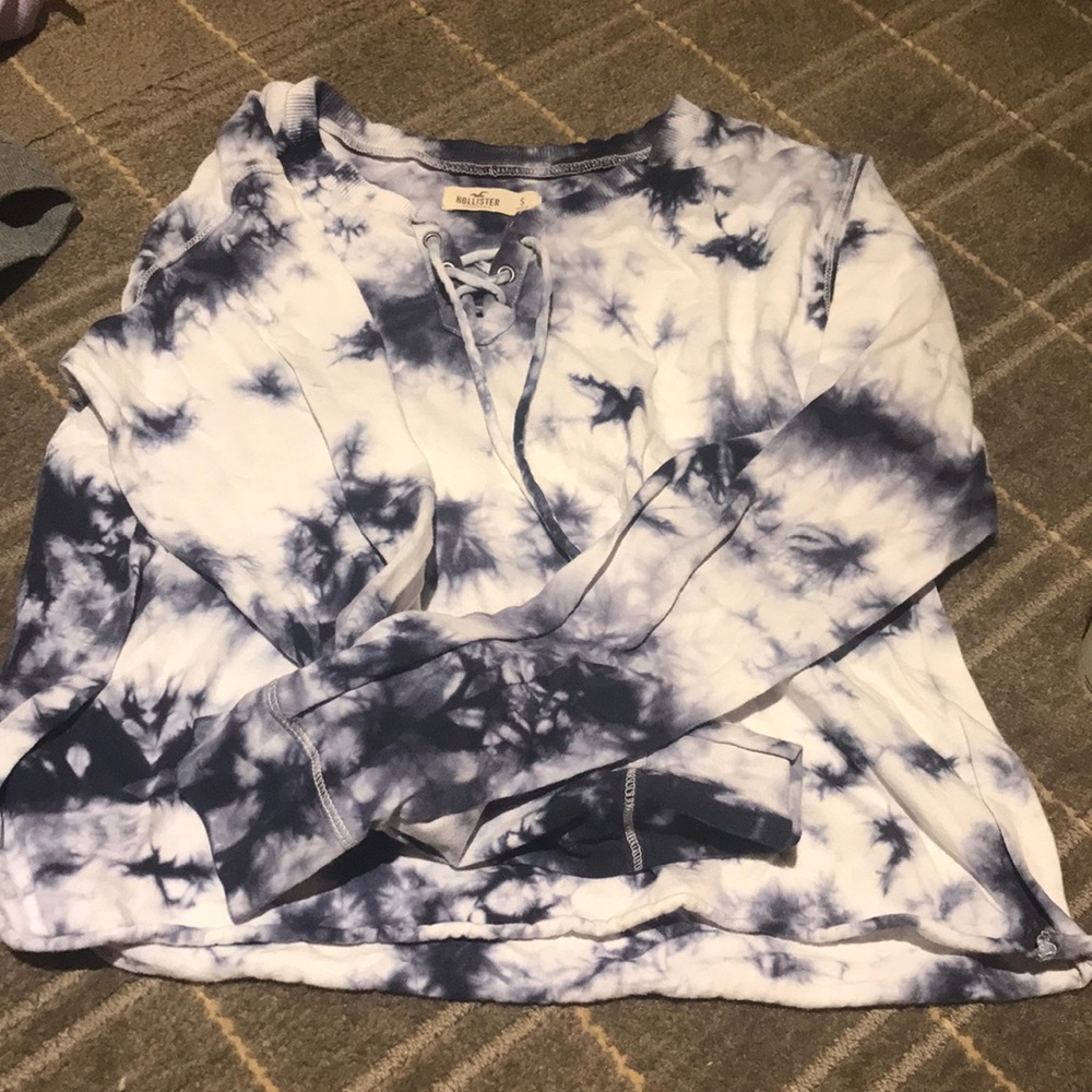 Long sleeve tie dye shirt